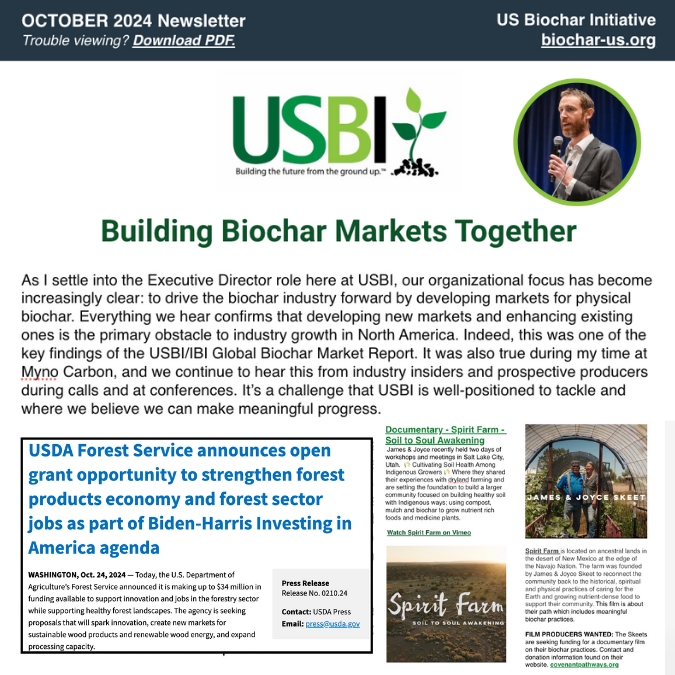 2025 US Biochar Conference US Biochar Initiative